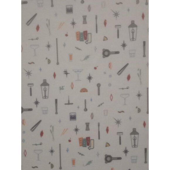 Johnnie O Polo Shirt Mens 2XL White All Over Print Geometric Performance Drinks - Picture 9 of 13